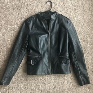 Black Faux Leather jacket